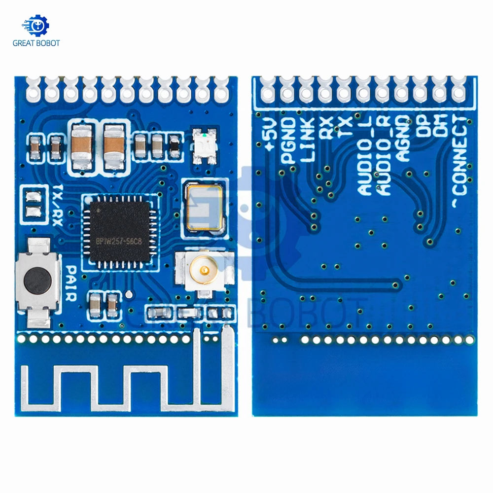 Bluetooth module 5.3 Audio transmitter module Stereo GFSK transceiver Earphone board Wireless speaker KCX_ BT_ EMITTER 5