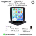 Wegonow Android 14.0 For Chevrolet Cruze 720P 9.7" 12 512G Universal in-car wireless CarPlay Auto Android 4G Wi-Fi Bluetooth