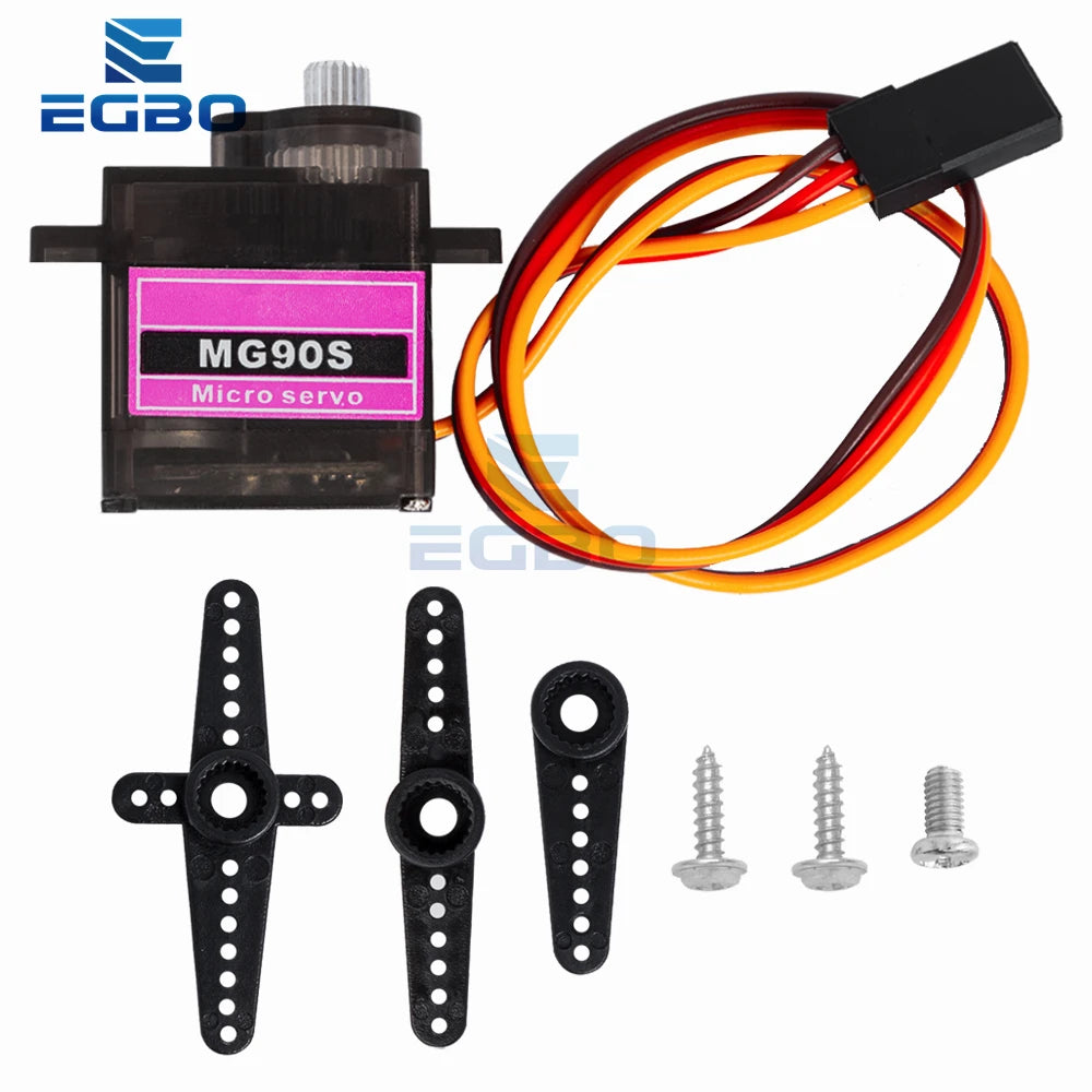 1~5PCS EGBO MG90S Digital 9g Servo For Rc Helicopter plane boat car MG90 9G IN STOCK