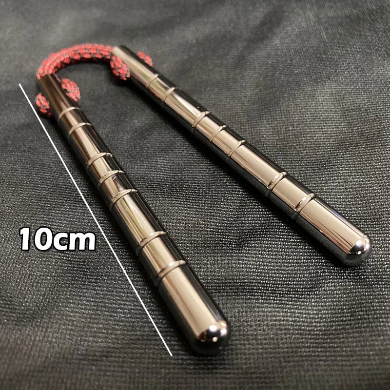 MINI Pocket Stainess Steel Anti-stress Nunchuck Fidget Toys Outdoor EDC Portable Tools Dropshipping