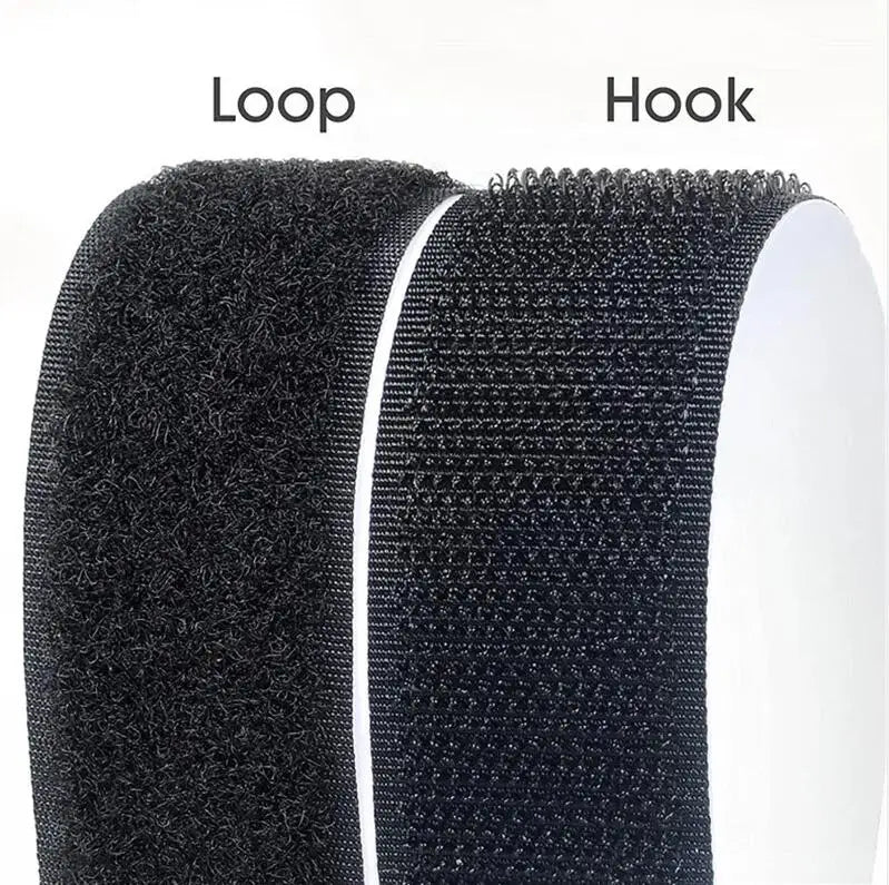 25Meter Strong Self-adhesive Hook and Loop Fastener Tape Magic Nylon Sticker Strap Adhesive with Glue for DIY Craft20/25/30/50MM