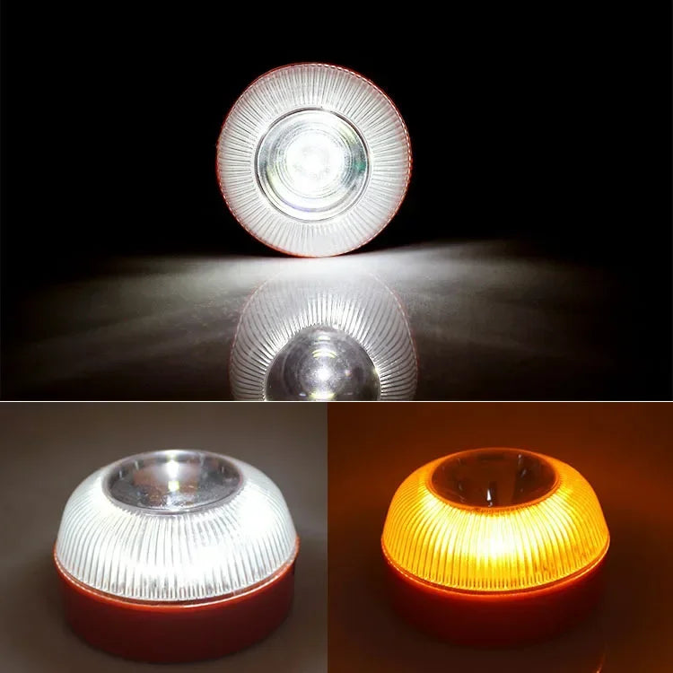 LED Car Emergency Light V16 Flashlight Magnetic Induction Strobe Road Accident Lamp Beacon Safety Accessory
