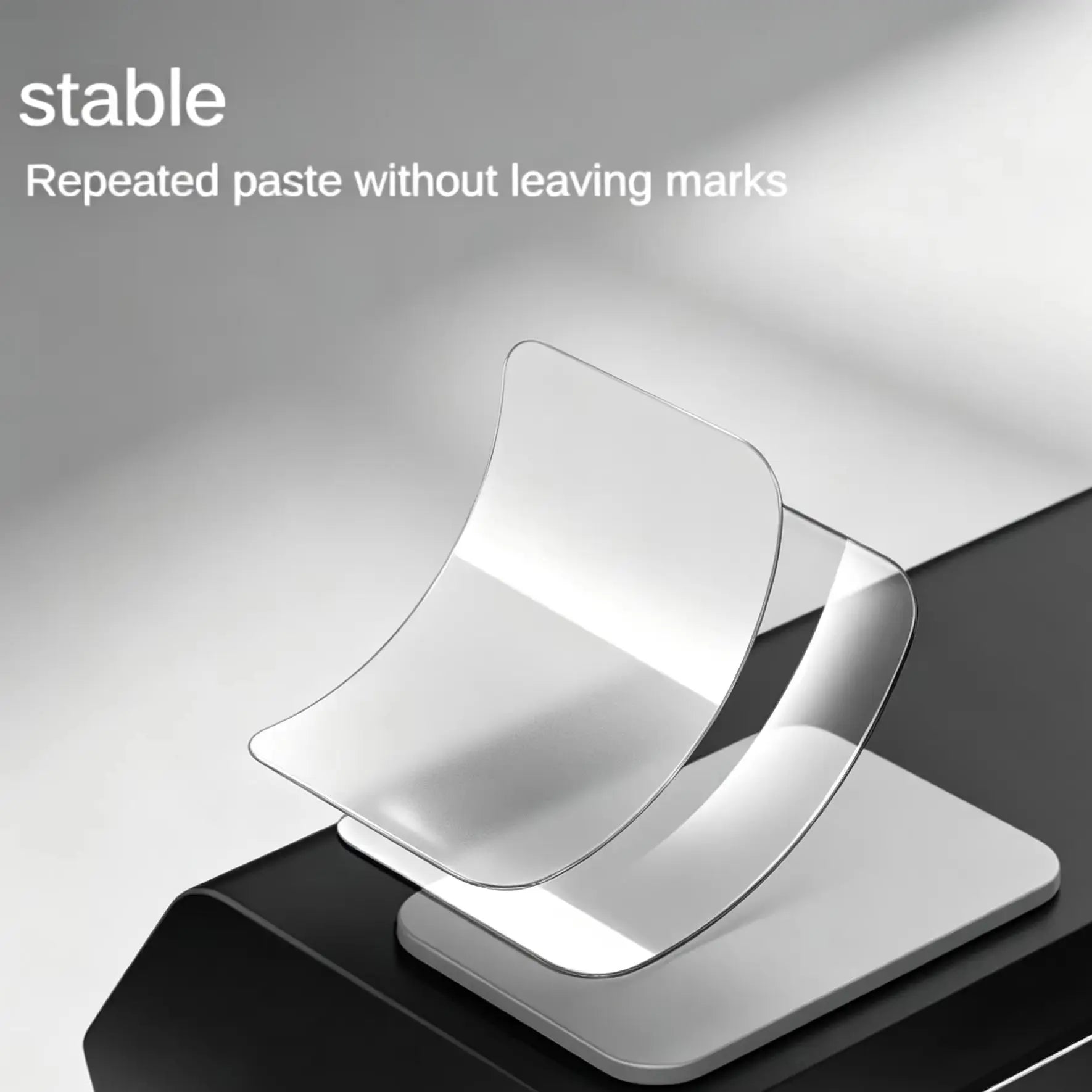 Solar Powered LED Temporary Parking Card, Multi-Number Hidden Plate, Car Parking Stop Gadget