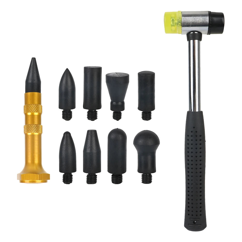 Car Dent Hammer Repair Dings Removal Tools Hail Bulge Remover Tap Down Pen Auto Sheet Metal Set Automotive Accessories Universal