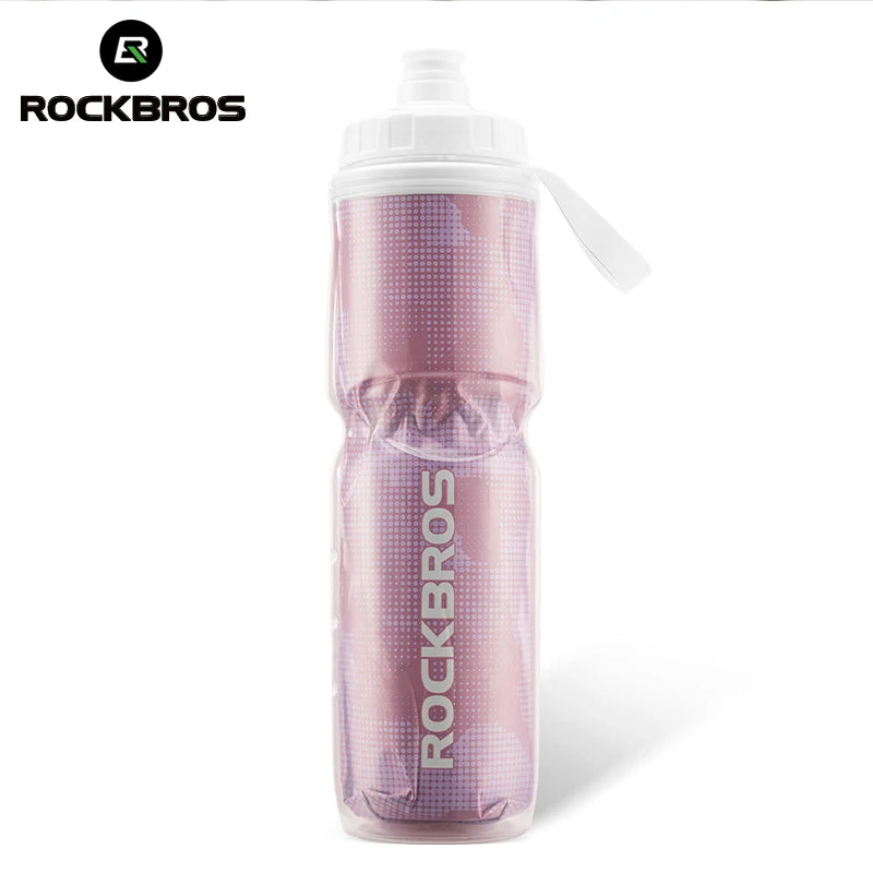 ROCKBROS Thermo Bottle Summer Cold Water Bottle Large Capacity Cycling Thermal Bike Bottle Running Hiking Outdoor Kettle ﻿