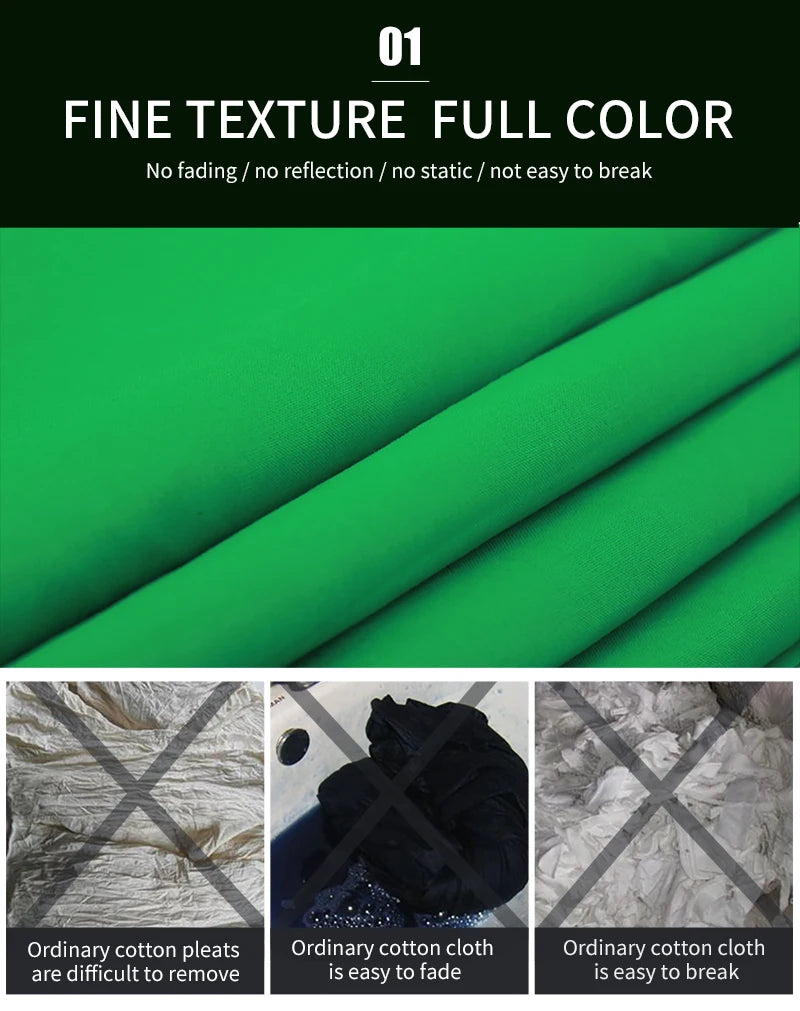 Background Backdrops Studio Background Photo Green Screen Chroma Key For Photography Shooting Background Cloth Muslin Projection