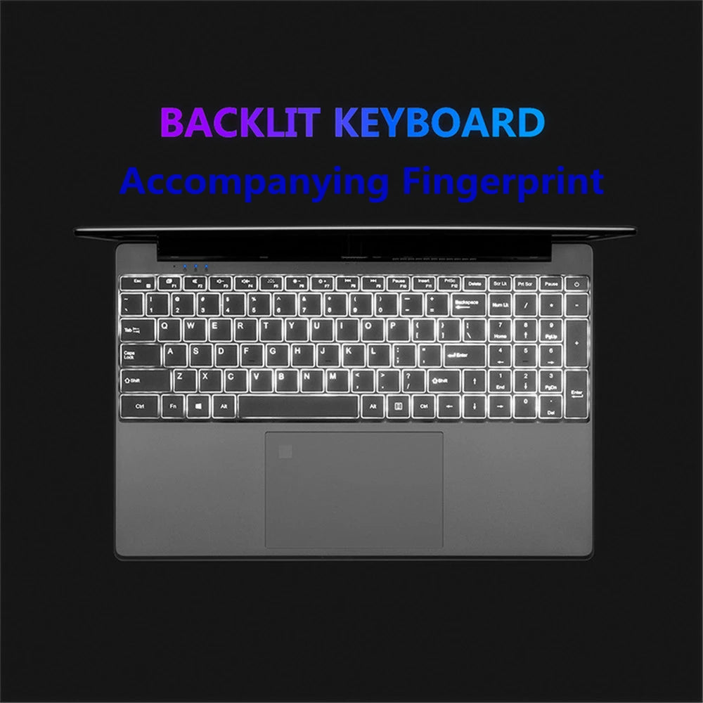 AKPAD Windows 10 11 Ram 16GB Rom 256GB 512GB 1TB 2TB SSD Ultrabook Computer 2.4G/5.0G Wifi Bluetooth Intel N5095 Cheap Laptop