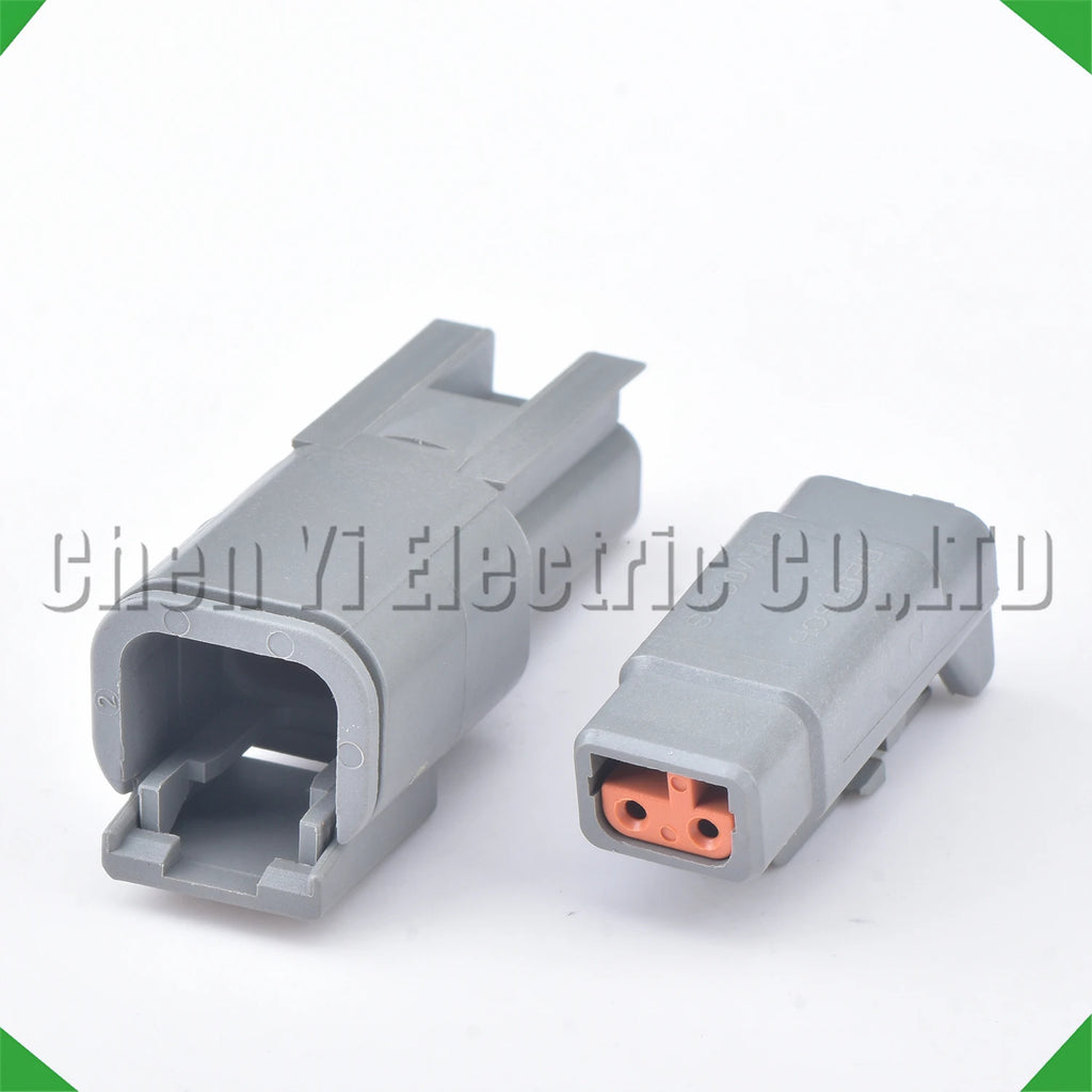 2 Pin male female Automotive waterproof connector Sealed Wire Harness Plug For Deutsch DTM DTM06-2S DTM04-2P with 15cm wires