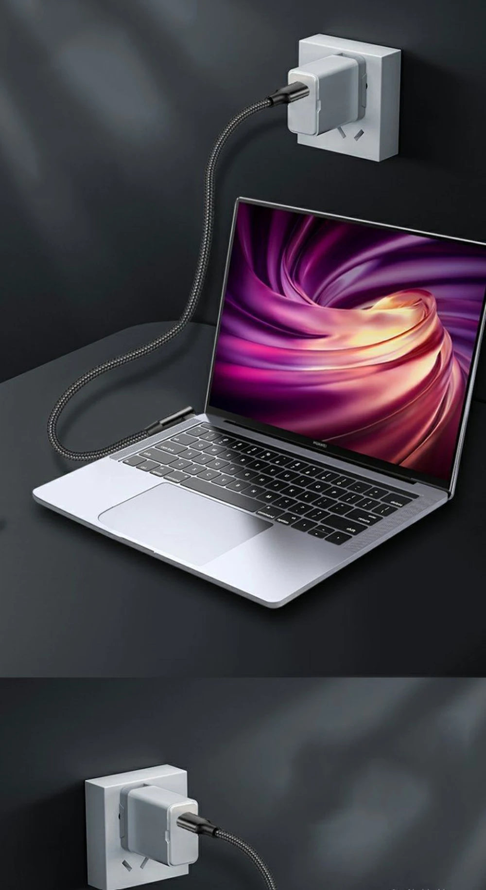 100W 90 Degrees Type C to USB C Cable for iPhone 15 Pro max plus ipad Pro Fast Charging PD QC 4.0 3.2 USB-C Type C Gaming Cable
