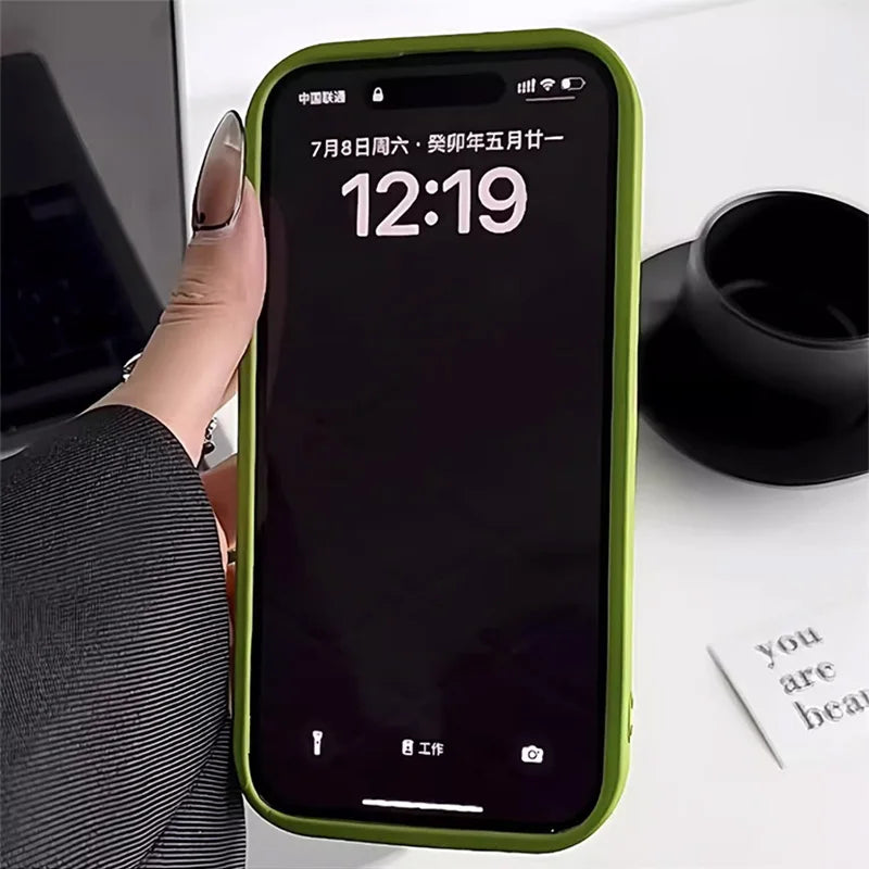 Flower Silicone Phone Case For iPhone 16 Case iPhone 15 Pro Max 14 12 11 13 XS XR X 7 8 Plus SE 2022 Shockproof Candy Soft Cover