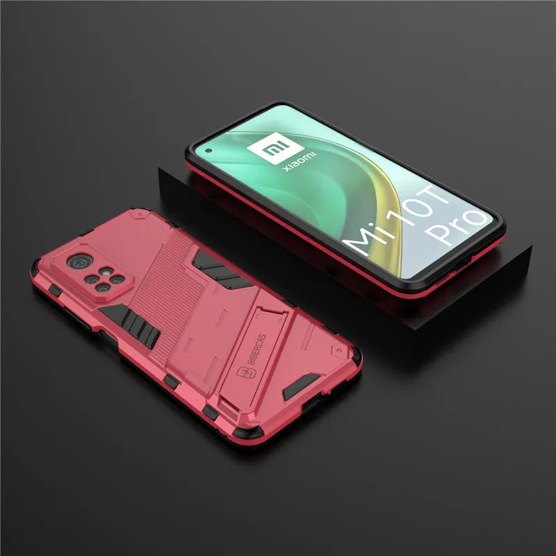 For Xiaomi Mi 10T 10 T Pro 5G Case Shockproof Rugged Armor Kickstand Cover For Mi 10T Pro Mi10T Pro Mi 10 Lite Full Phone Coque