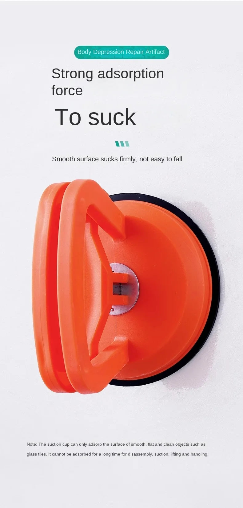 1pcs Dent Puller Pull Bodywork Panel Remover Sucker Tool 2Inch Car Repair Sucker ToolSuction Cup Suitable For Small Dents