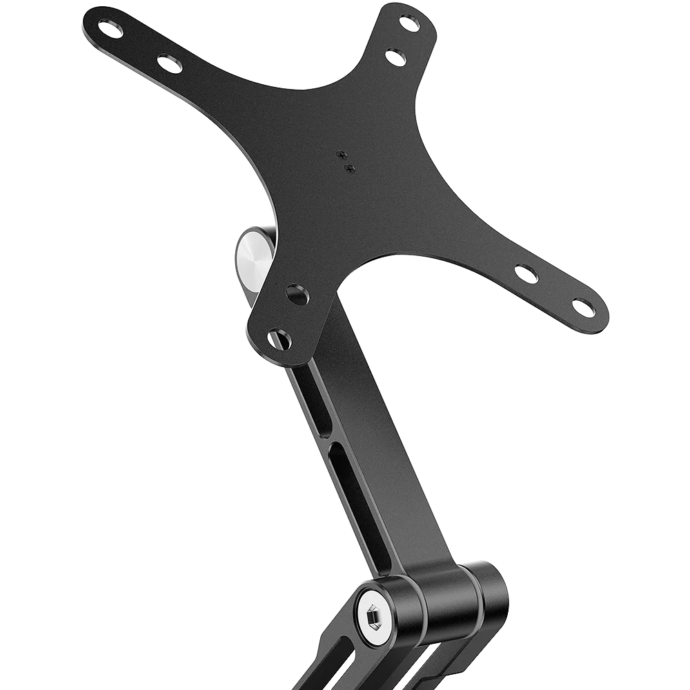 UPERFECT VESA Monitor Desk Mount Single Monitor Stands Freestanding Fits 12'' to 22'' Computer Screen with Height Adjustable