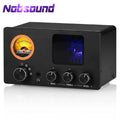 Nobsound TUBE-T5C 4-Way Audio Selector Splitter Mini Stereo Tube Preamp Headphone Amplifier with VU Meter