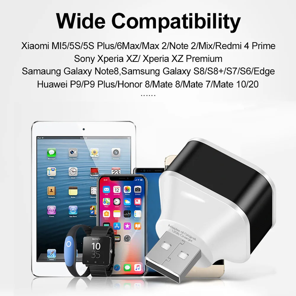3 Port USB Slots Adaptor USB 3 in 1 2.0 Multple USB Interface Extender Auto Electronics Accessories