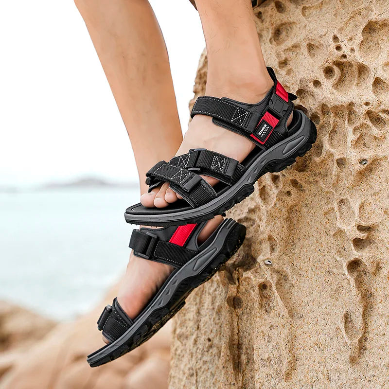 Summer Men Sandals Fashion Leisure Beach Holiday Sandals for Mens Lightweight Shoes New Outdoor Comfortable Casual Sandals