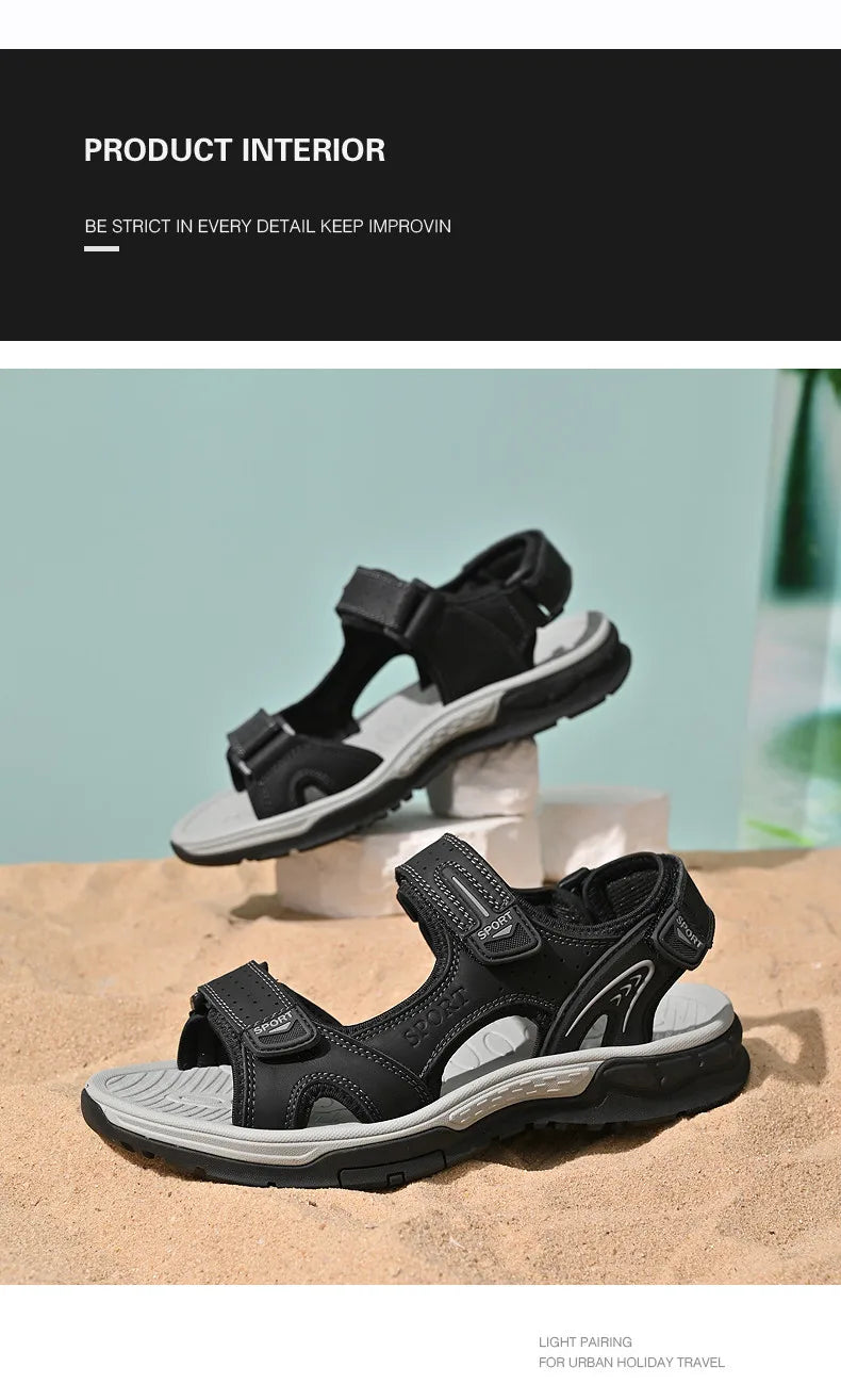 Summer Men‘s Sandals Casual Comfortable Sandals 2025 New Designer Sneakers Lightweight Outdoor Wear Beach Sandals Men's Shoes