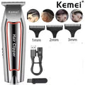 Kemei 032 Professional 0mm Hair Trimmer Electric Beard Trimmer Hair Clipper for Men Hair Cutting Machine Haircut Grooming Kit
