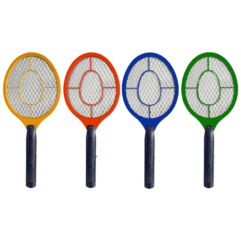 Handheld Bug Zapper Anti Mosquito Swatter Racket Multifunctional Electric Fly Swatter Battery Powered Insects Killer Racket