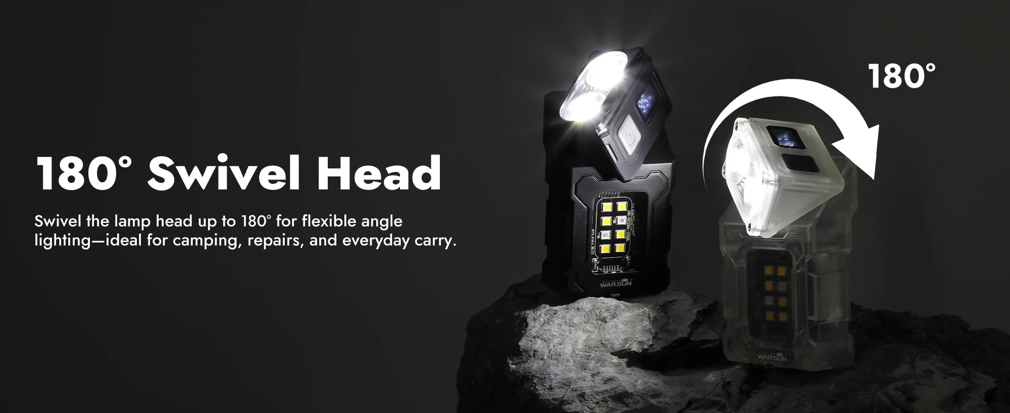 Mini USB Rechargeable LED Flashlight Portable Magnetic Work Light Super Bright COB Torch for Outdoor Camping Emergency Lantern