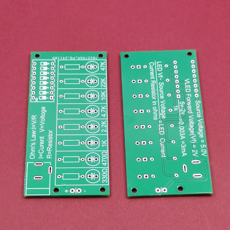 DIY Soldering Practice Kit - Learn electronics and improve your skills with easy-to-assemble circuit boards