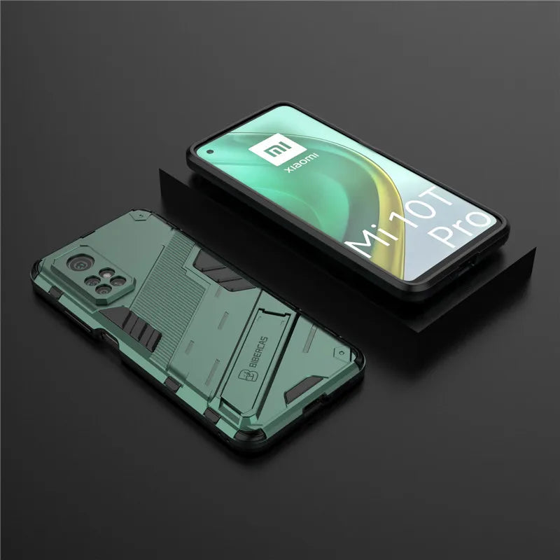 For Xiaomi Mi 10T 10 T Pro 5G Case Shockproof Rugged Armor Kickstand Cover For Mi 10T Pro Mi10T Pro Mi 10 Lite Full Phone Coque