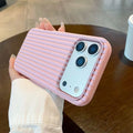 Vertical Stripe Pattern Phone Case For IPhone Air 11 12 13 Pro Case 14 15 Plus 16 17 Pro Max Soft Silicone Shockproof Cover
