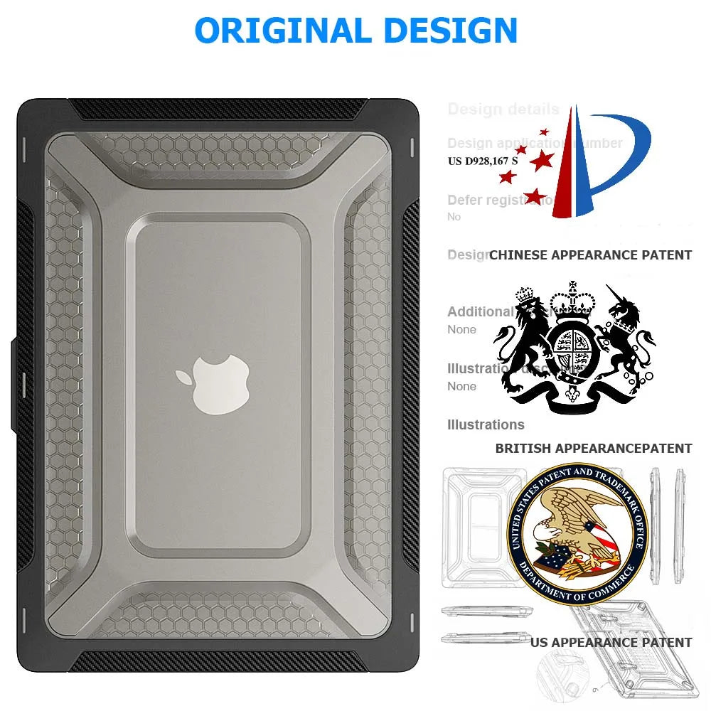 2023 New Laptop Case A2779 For Macbook Air M2 13.6 Inch Pro 14 Case M1 Chip Pro 13 16 Shockproof Protective Cover High Quality