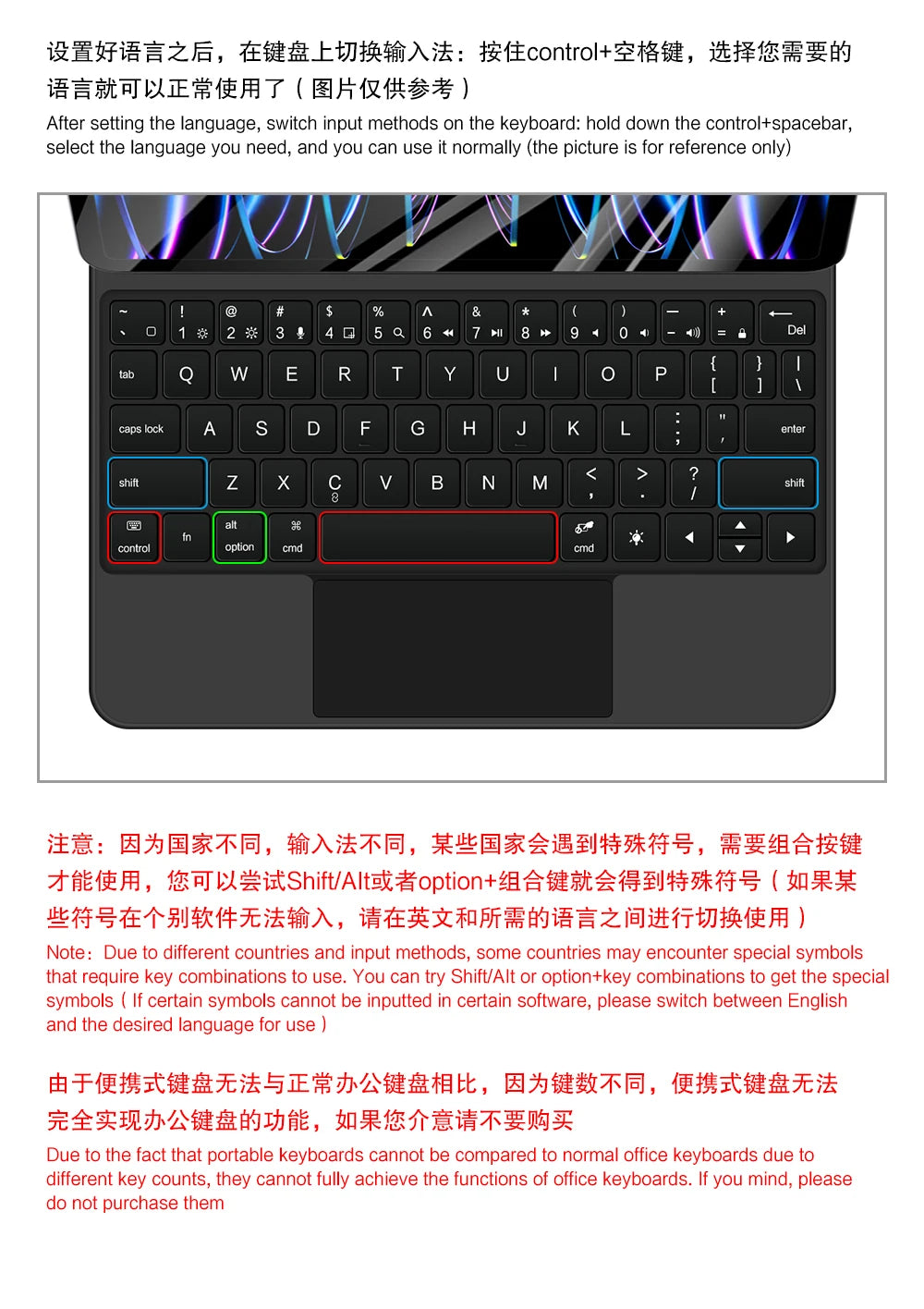Magic Keyboard for iPad Air 6 7 8 11 13 Inch Case 2026 2025 iPad Pro 11" 13" Funda iPad A16 11th 10th Generation Pro 12.9 Cover