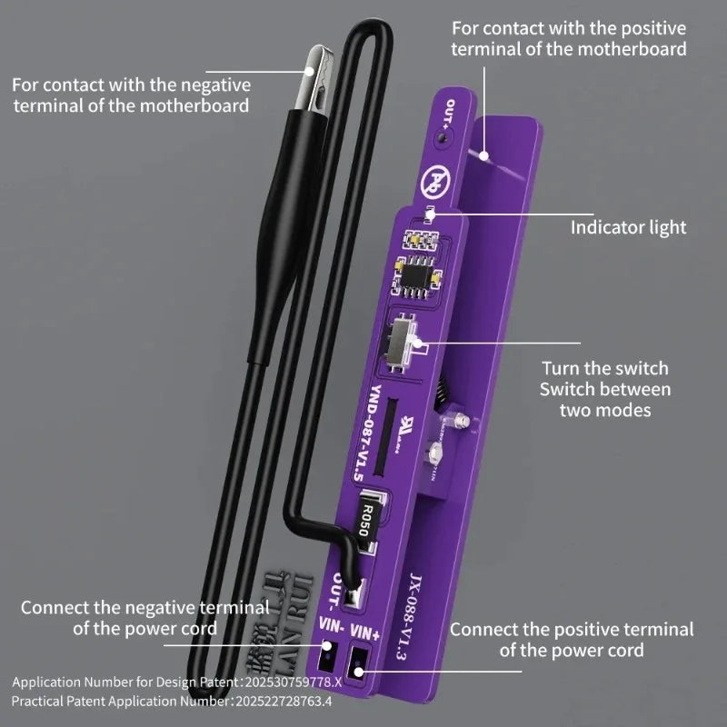 Lanrui M191 Universal Switch Clip Power On Tool Dual Mode Detection Current Tester For iPhone Android Tablet iPad Repair Tool