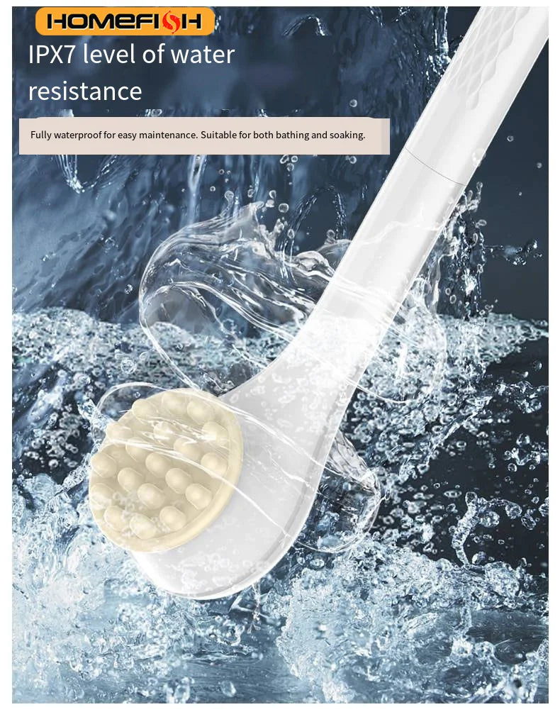 Electric Bath Brushes Body Scrubber  Scrubber Brushes Back Long Handle Back Brushes