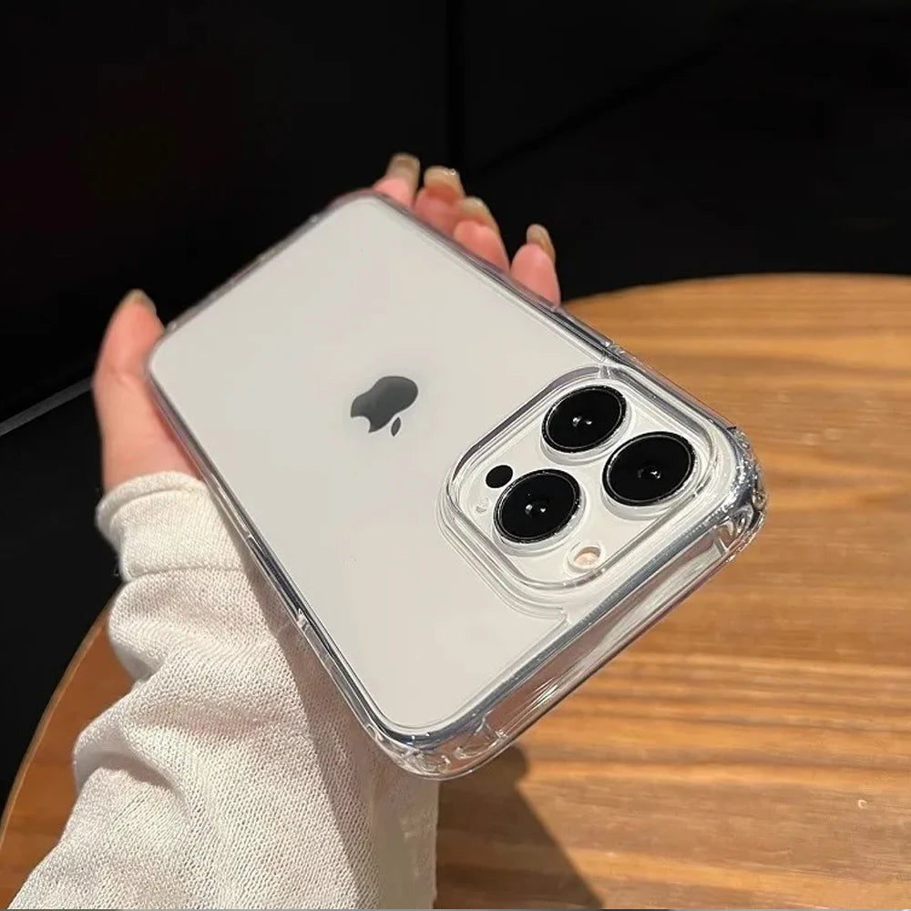 Cartoon cute  phone case FUNDA For iPhone 12 11 13 14 15 16 17MINI Max Pro Plus Shockproof Soft Clear Back Cover C-Chii K-Kawas