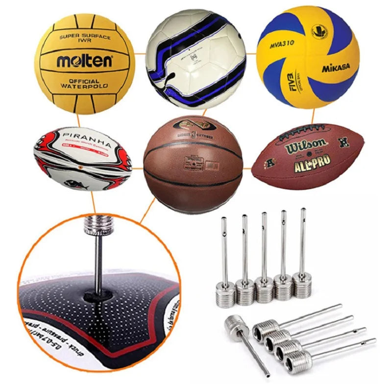 Flexible Hose Ball Pump Set Hand Pump Inflator Portable Ball Volleyball Football Basketball Inflating Pump Tools with Air Hose