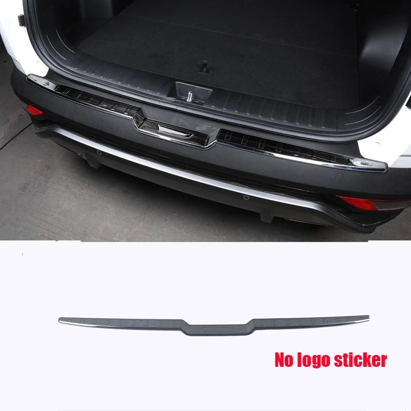For Hyundai Tucson NX4  2021-2023 stainless steel Anti Hit Dust sill plate pedal Rear Bumper Protectordoor Sill Trunk decorate