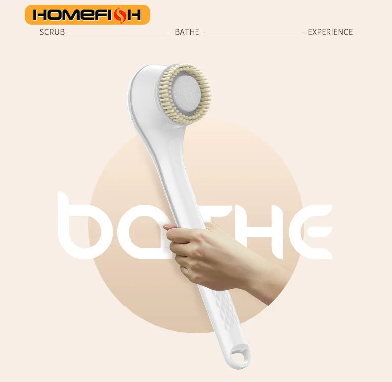 Electric Bath Brushes Body Scrubber  Scrubber Brushes Back Long Handle Back Brushes