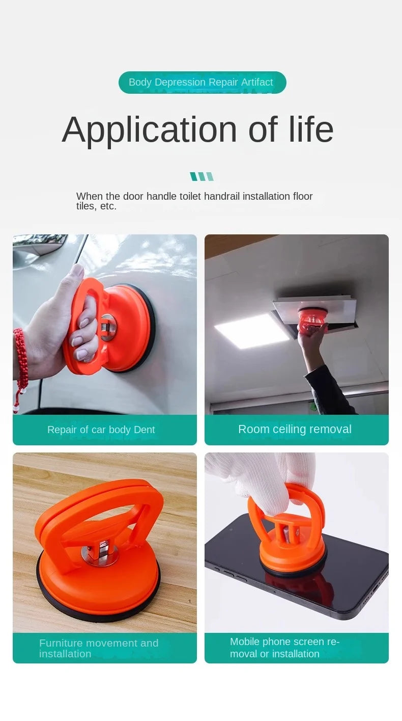 1pcs Dent Puller Pull Bodywork Panel Remover Sucker Tool 2Inch Car Repair Sucker ToolSuction Cup Suitable For Small Dents