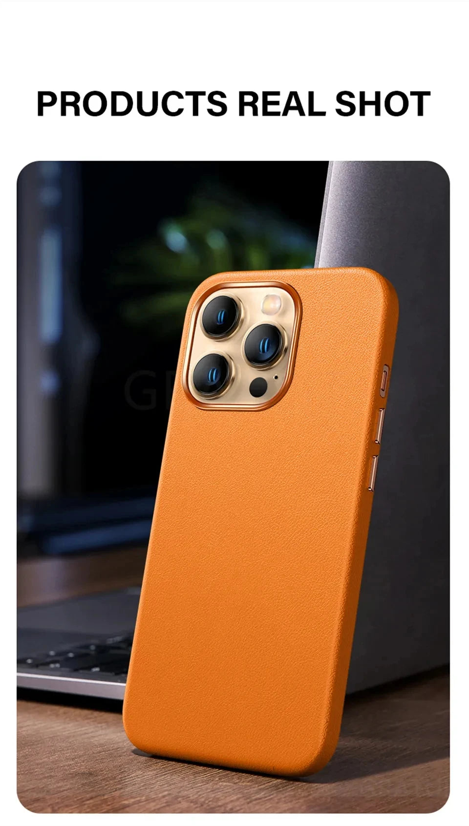 Luxury For Magsafe Leather Case For Apple iPhone 16 Pro Max Plus Magnetic Animation Wireless Charge Shockproof Cover Accessories