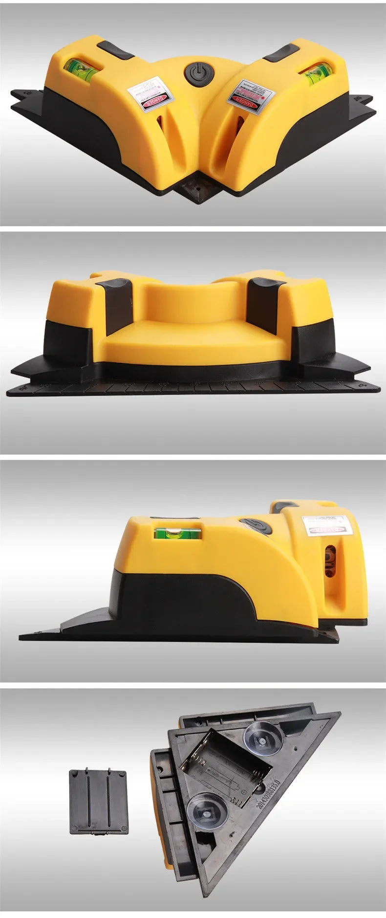 90° Infrared Laser Level Vertical Horizontal Line Projection Square Floor Tiling Level Laser Accurate Measurement