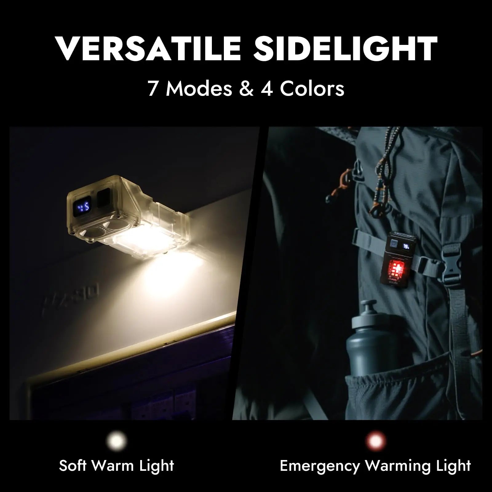 Mini USB Rechargeable LED Flashlight Portable Magnetic Work Light Super Bright COB Torch for Outdoor Camping Emergency Lantern