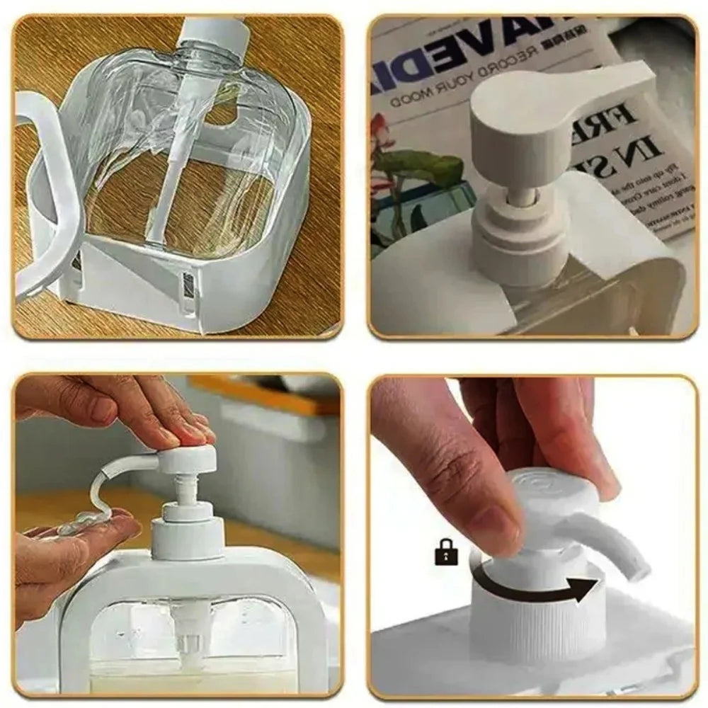 1pcs Large Capacity Soap Dispenser 300/500ml Travel Soap Dispenser Laundry Detergent Dispensing Bottle For Packaging & Storage
