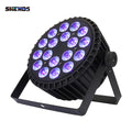 Aluminum Alloy LED Par 18x18W RGBWA+UV Lights 6in1 LED Lighting DMX512 Disco Light Professional Stage Dj Equipment Fast Shipping