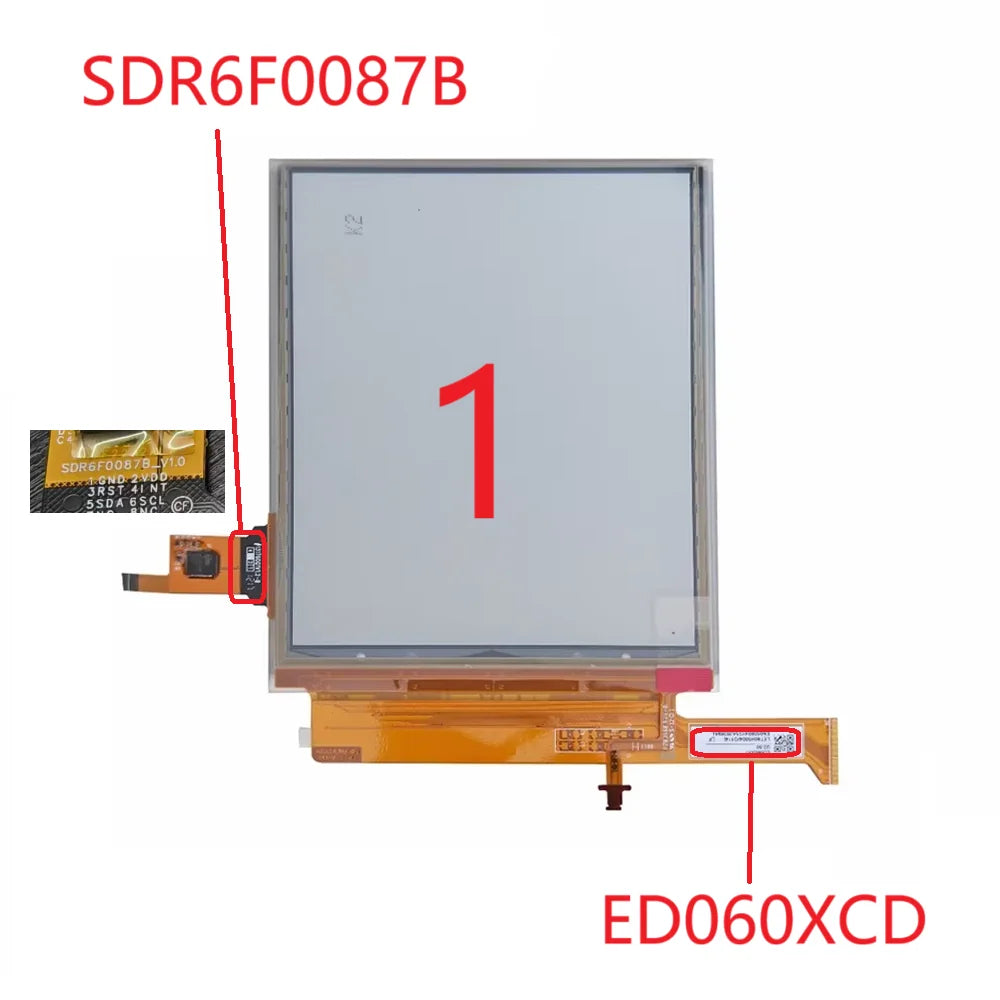 6 inch Lcd Display With Touch panel For Pocketbook 628 Touch Lux 5 PB628-P-RU Screen with Backlight