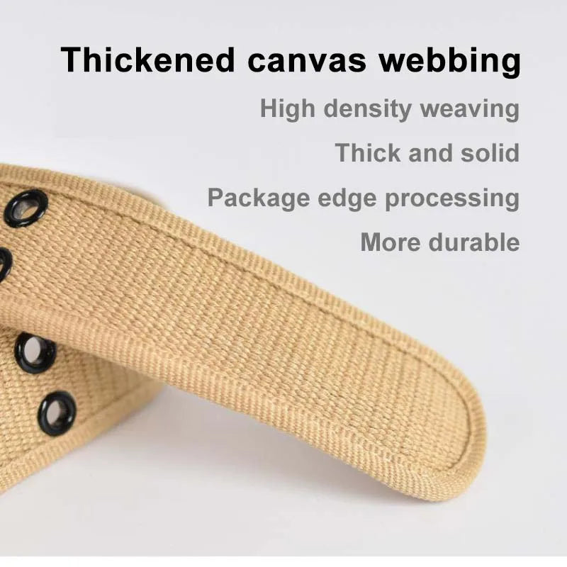 Men Belts Army Military Canvas Nylon Webbing Tactical Belt Fashion Casual Designer Unisex Belts High Quality Sports Strap