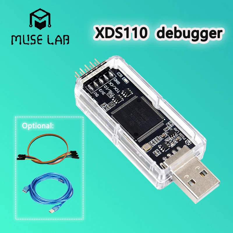 XDS110 downloader debugger simulator TI DSP/MCU C2000 overcurrent electrostatic protection Plug and play, no driver reaulired