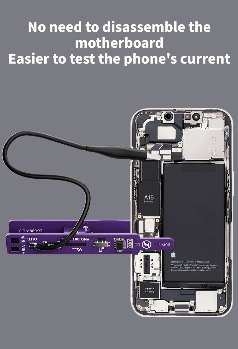 Lanrui M191 Universal Switch Clip Power On Tool Dual Mode Detection Current Tester For iPhone Android Tablet iPad Repair Tool
