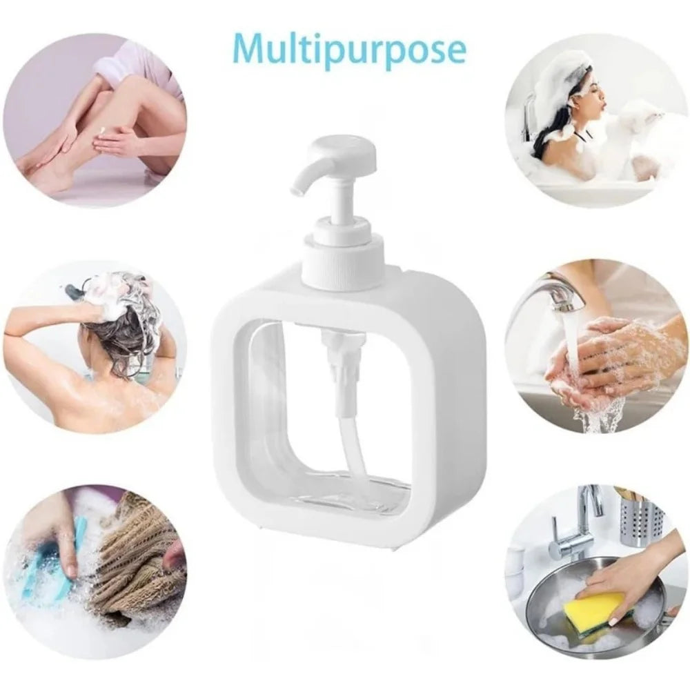 1pcs Large Capacity Soap Dispenser 300/500ml Travel Soap Dispenser Laundry Detergent Dispensing Bottle For Packaging & Storage