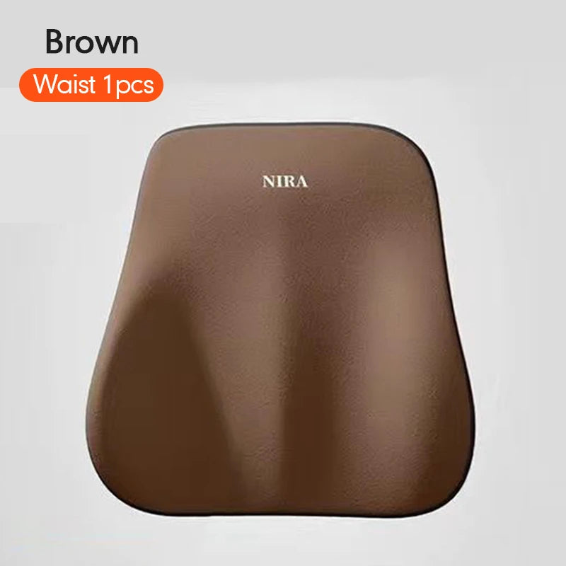 Car Headrest Lumbar Support Lumbar Cushion Memory Foam Cushion Backrest Lumbar Pillow Car Comfortable Neck Pillow Car Accsesorie