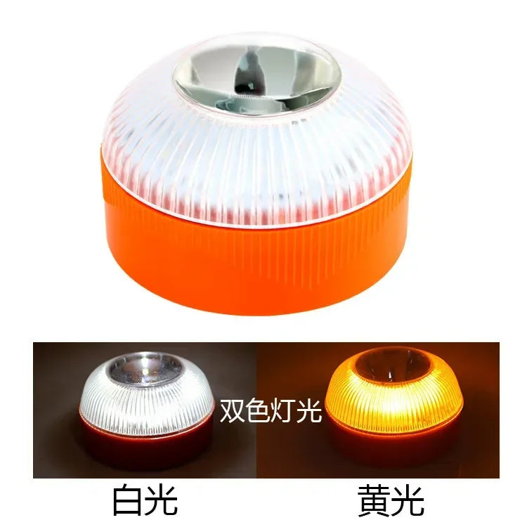 LED Car Emergency Light V16 Flashlight Magnetic Induction Strobe Road Accident Lamp Beacon Safety Accessory