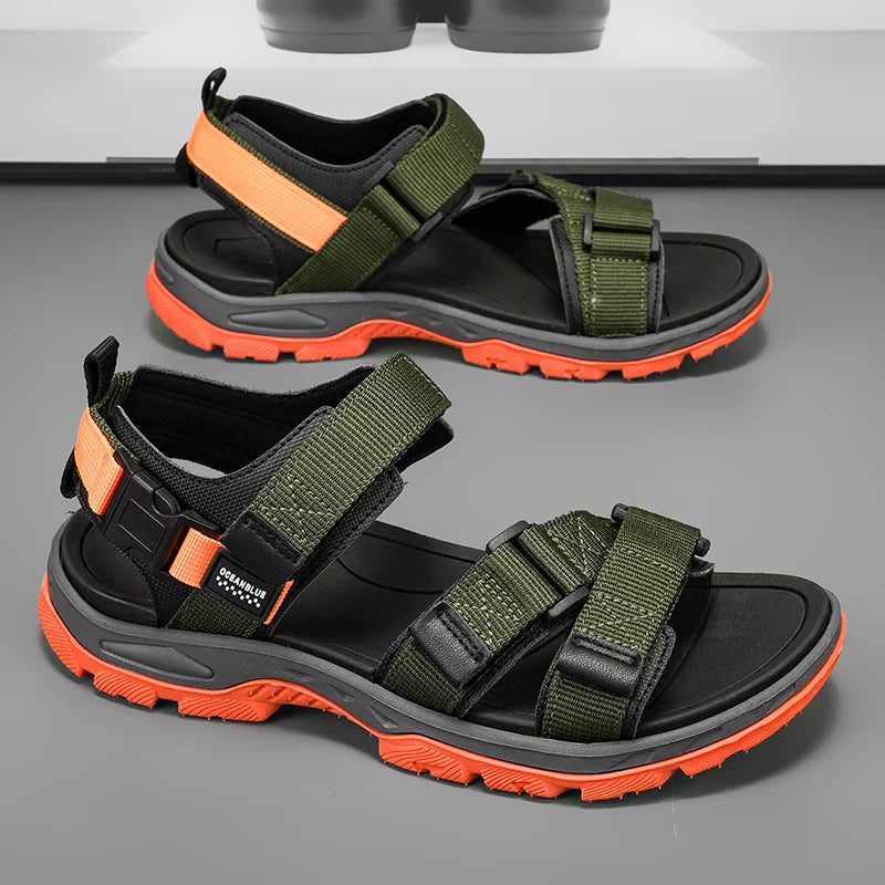 Summer Men Sandals Fashion Leisure Beach Holiday Sandals for Mens Lightweight Shoes New Outdoor Comfortable Casual Sandals