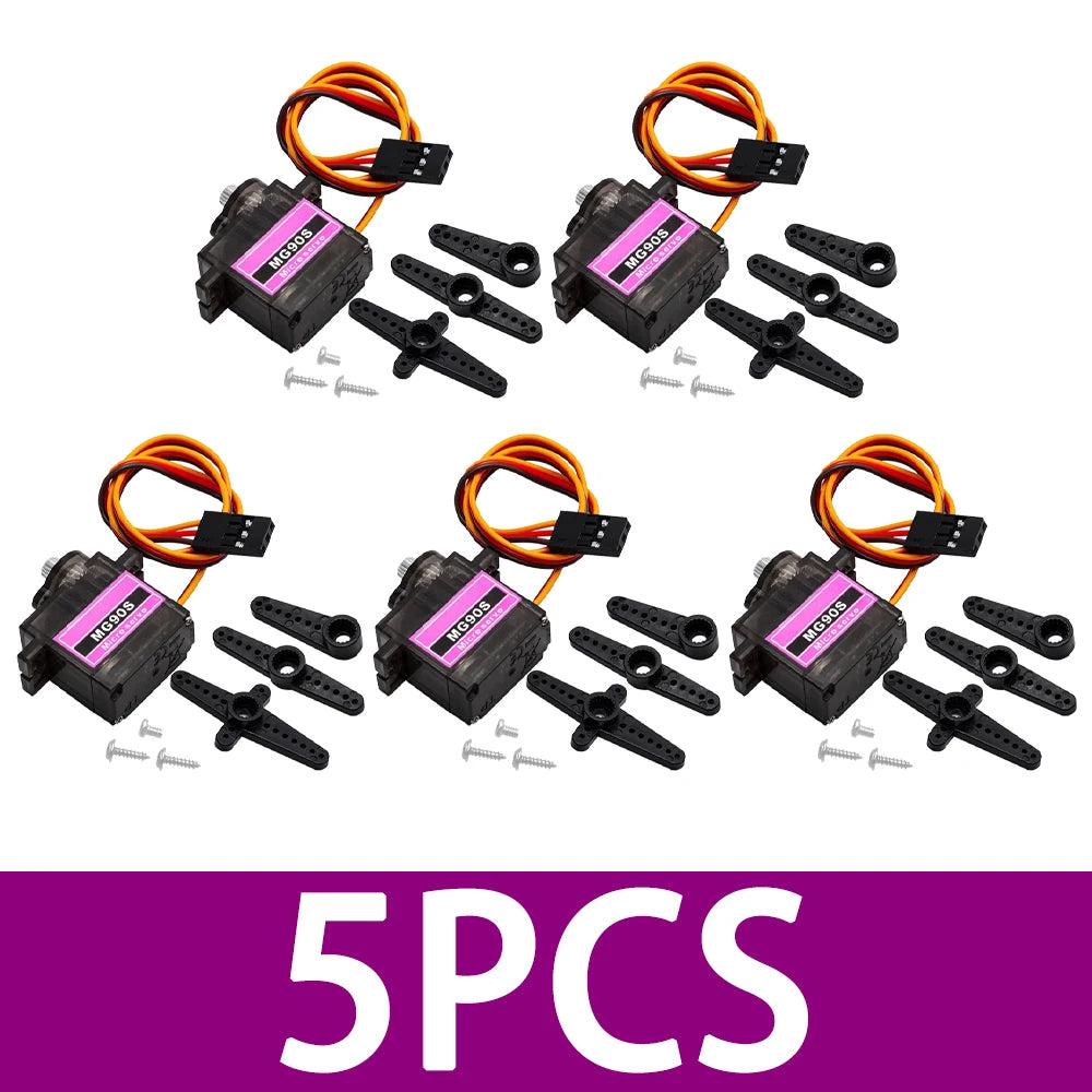 1~5PCS EGBO MG90S Digital 9g Servo For Rc Helicopter plane boat car MG90 9G IN STOCK